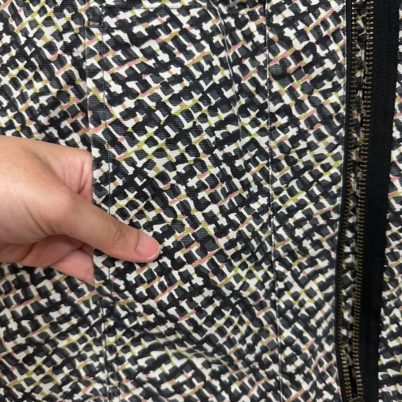 CAbi #5099 Full Zip Cliffside Moto Style Jacket Multicolor Abstract Print - Picture 6 of 12